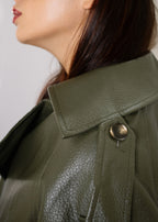 Bomber in ecopelle