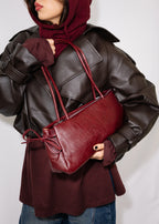 Bomber in ecopelle