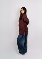 Maglia in cotone manica lunga